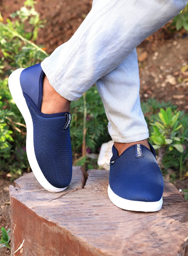 now Men’s Casual Slip-On Sneakers – Breathable Mesh Lightweight Shoes with Comfortable Non-Slip Sole for Daily Walking AX03 - Image 2