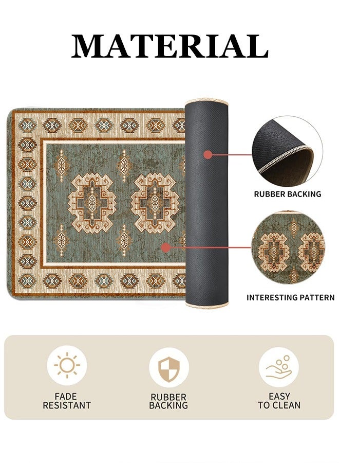 2 PCS Kitchen Floor Mats Rugs Set, Cushion Floor Carpet, Waterproof, Oil Resistant and Anti-Fatigue PU Standing Mat for Kitchen, Floor, Office, Sink, Laundry 45*75CM+45*120CM - Image 4