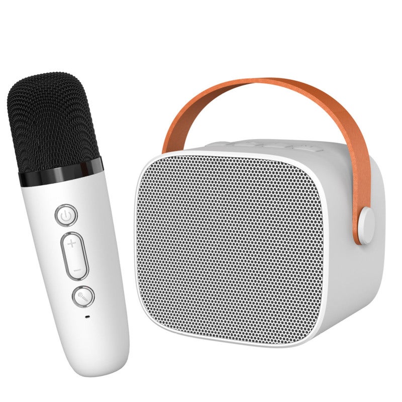 Mini Karaoke Machine Portable Bluetooth Speaker with Microphone Set - Premium Sound for Home Karaoke and Outdoor Use - Image 3