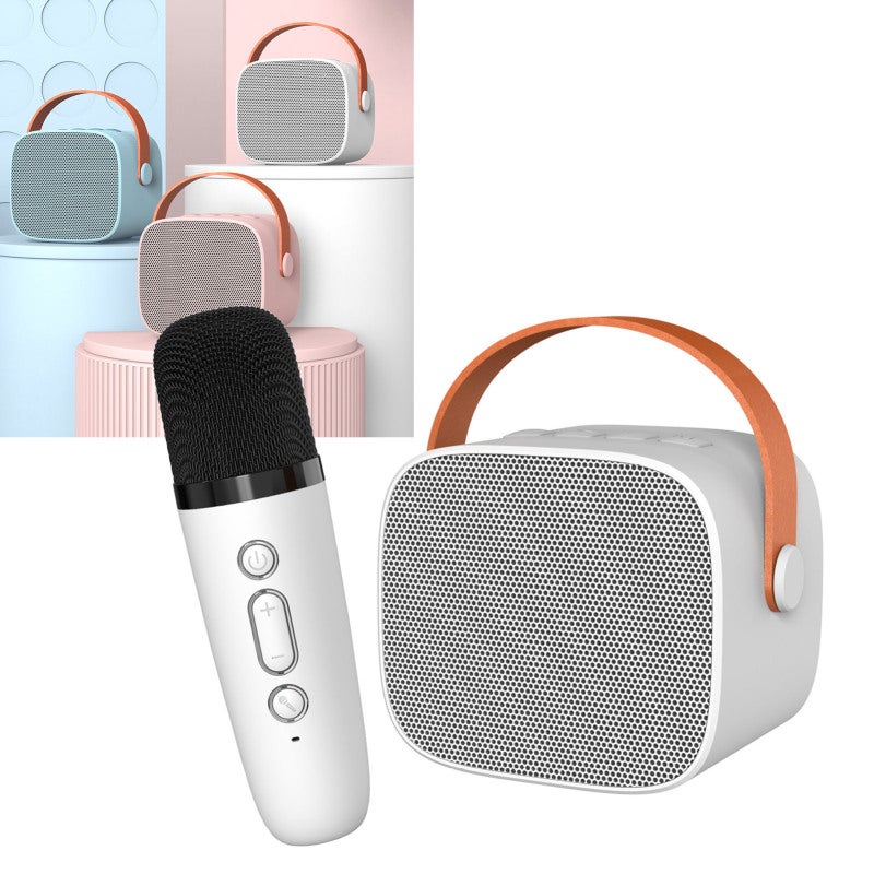 Mini Karaoke Machine Portable Bluetooth Speaker with Microphone Set - Premium Sound for Home Karaoke and Outdoor Use - Image 4