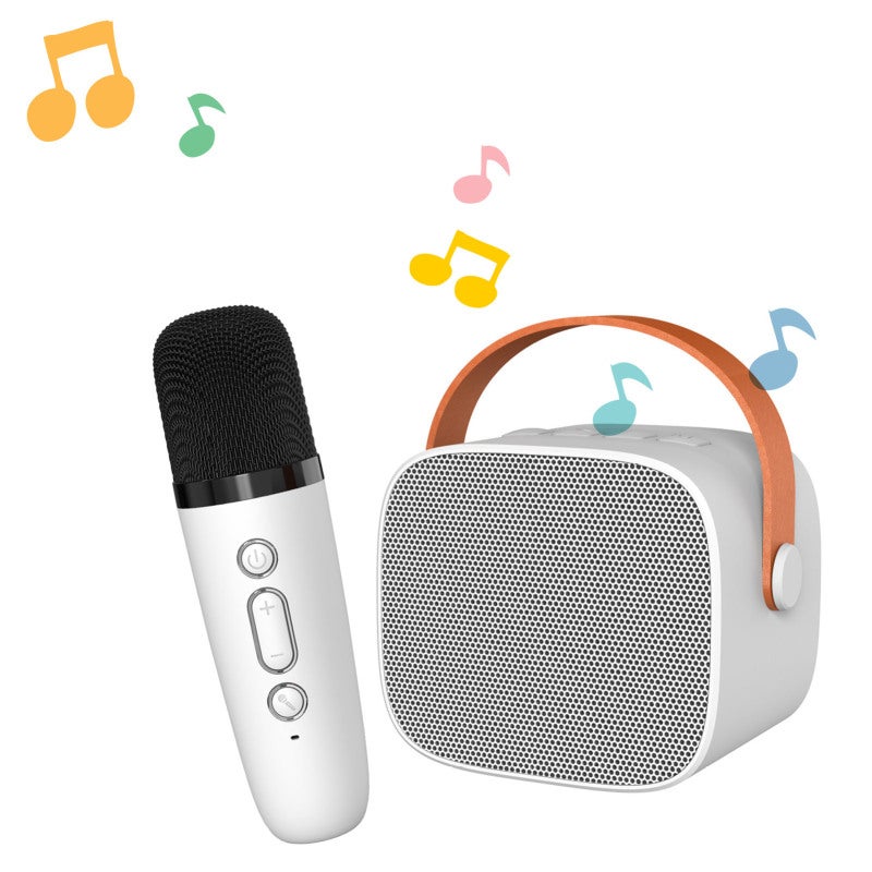 Mini Karaoke Machine Portable Bluetooth Speaker with Microphone Set - Premium Sound for Home Karaoke and Outdoor Use - Image 5
