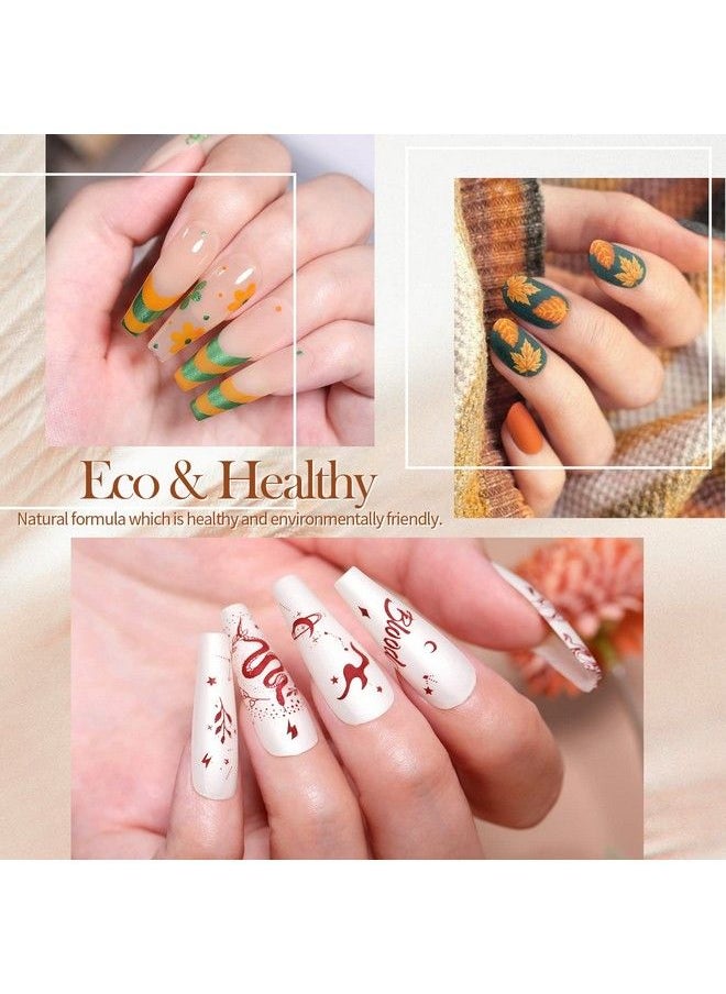 Born Pretty Stamping Nail Polish 12Colors Fall Winter Stamping Polish Set For Stamp Nails  - Image 5