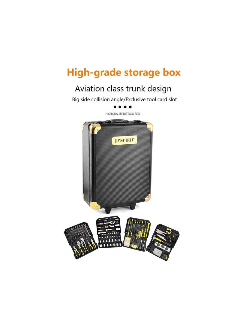 أب سبيريت طقم أدوات 186 قطعة - Image 3