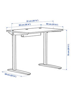 Desk, White, 90X60 Cm - pzsku/Z05955C726E7C894097E1Z/45/_/1732532095/a6f542e8-1d4c-46c2-9057-42f140f879e4