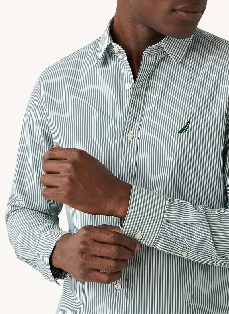 NAUTICA  Men's Long Sleeve Yarn Dyed Shirt for Men | Best Price UAE