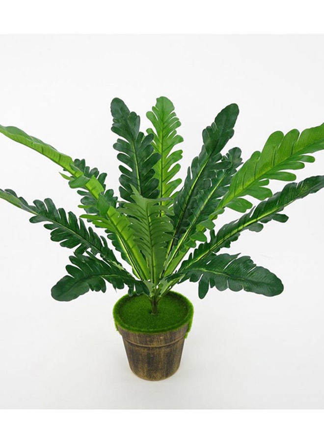 NIBEMINENT Artificial Fern Plant Green 18x8x18cm  - Image 2