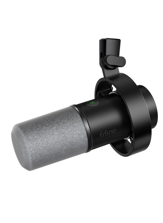 FIFINE Dynamic Microphone, XLR/USB Podcast Recording PC Microphone for Vocal Voice-Over Streaming, Studio Metal Mic with Mute, Headphone Jack, Monitoring Volume Control, Windscreen-Amplitank K688 - Image 1