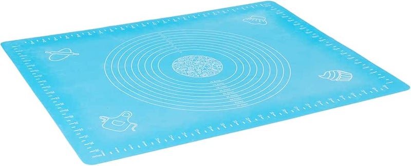 Cash Silicone Baking Mat for Pastry Rolling - Blue and White