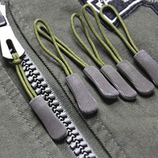 Zipper for Bags, Zippers 10pcs Black Zipper,Handle Injection Zipper PCV Drawstring Head,PU Zipper, - Image 2