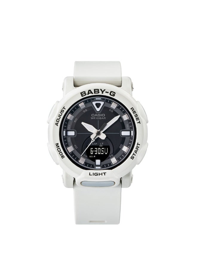 كاسيو ساعة كاسيو بيبي-جي BGA-310-7A2DR للنساء، أنالوج رقمية، هيكل وسوار ريزن أبيض، تصميم ستريت ستايل خارجي، مقاومة للصدمات، مقاومة ماء 100 متر - Image 2