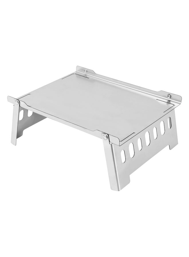 السنيدي شواية هايكنج متعددة الوظائف، شواية خارجية، فضي، مقاس20.5*15.5*21سم - Image 3