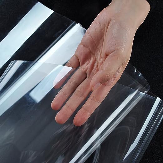 Clear Wall Protective Film Transparent Static Cling PVC Stickers for Kitchen Office from Bin Chair Back Furniture Door Household Cupboard Covering Sheet Film 2 ft X 83 ft  - Image 3