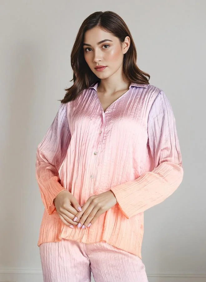 Splash FAV Pyjama Set Button-Down Shirt & Trousers