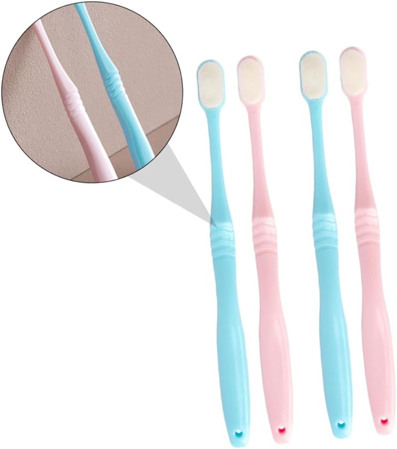 4 Pack Soft Bristle Toothbrush For Adults Firm Medium Brush Daily Cleaning Oral Care - Image 4