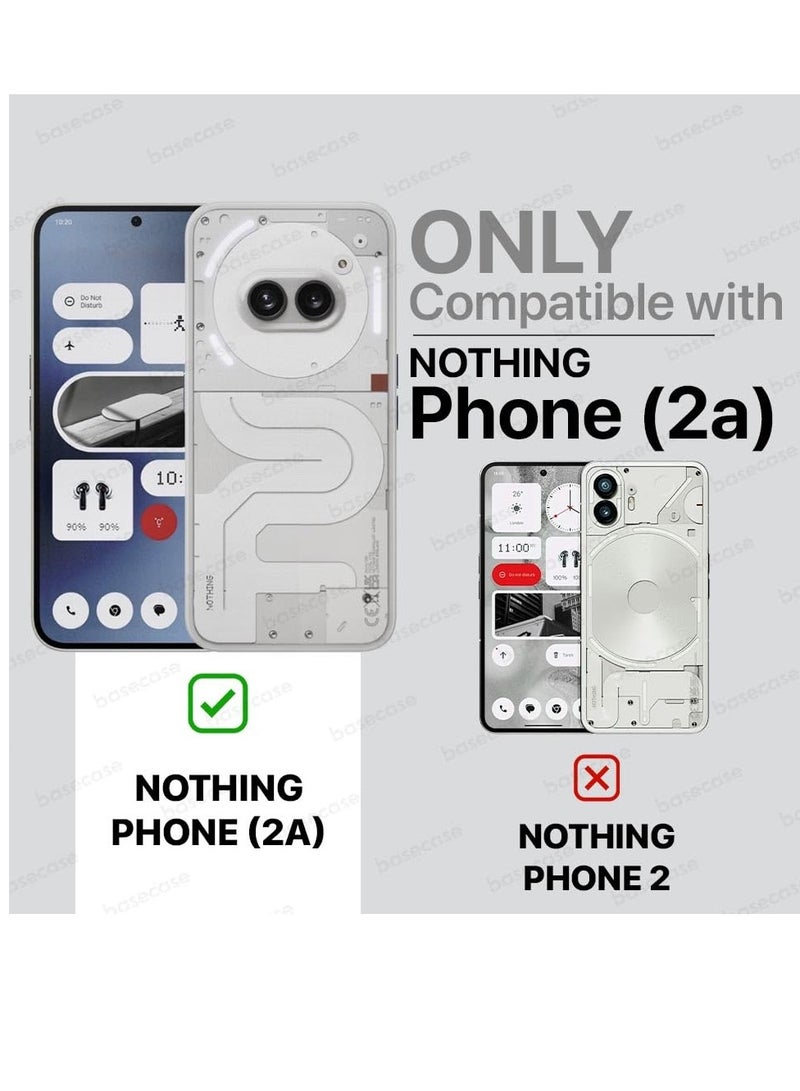 Case for Nothing Phone 2a Shockproof Cover, Crystal Clear Case Slim Anti Scratch TPU Hard Shell Protective Phone Cases Cover for Nothing Phone 2a - Image 2