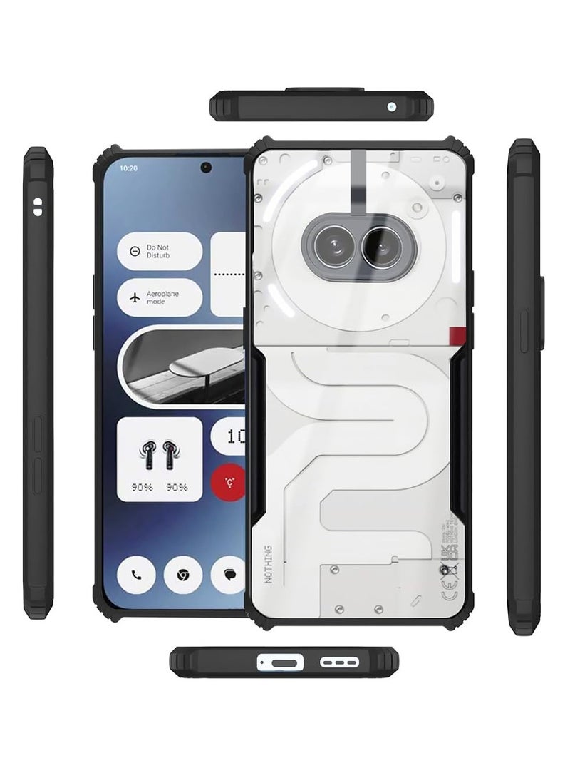 Case for Nothing Phone 2a Shockproof Cover, Crystal Clear Case Slim Anti Scratch TPU Hard Shell Protective Phone Cases Cover for Nothing Phone 2a - Image 4