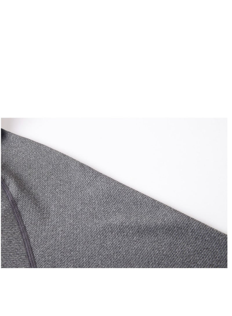 Jeep Men's Casual Long Sleeved T-shirt Sweatshirt Soft And Skin Friendly Zipper Collar Top For Men - Image 4