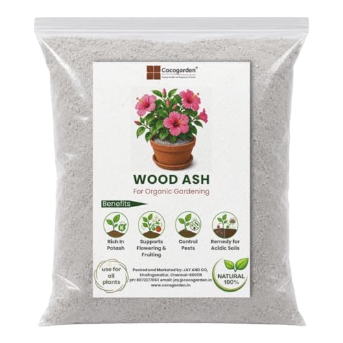 Cocogarden Wood Ash Powder Bio Organic Potash Fertilizer for Plants, 900 gms - Image 1