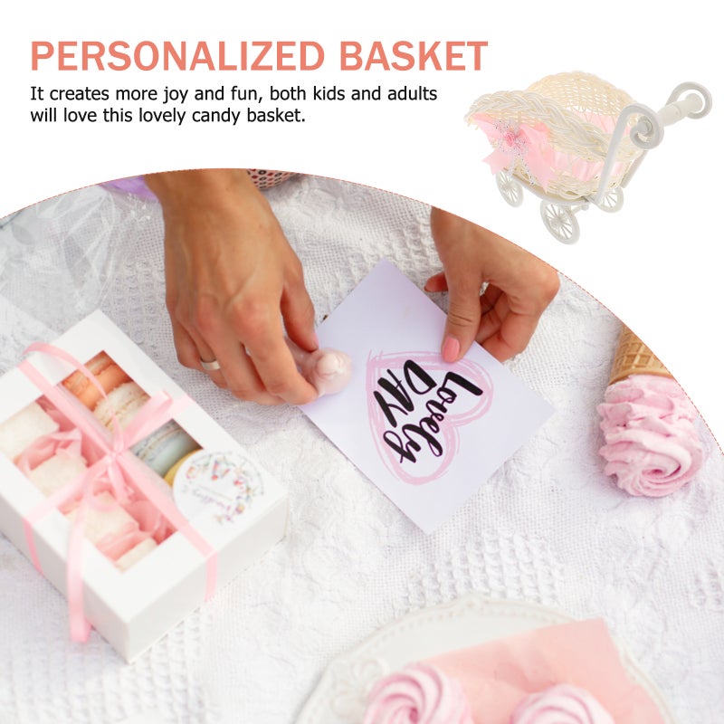 🧸 سلة ألعاب بتصميم عربة مبتكرة لحفلات البيبي شاور والأعراس - Image 3