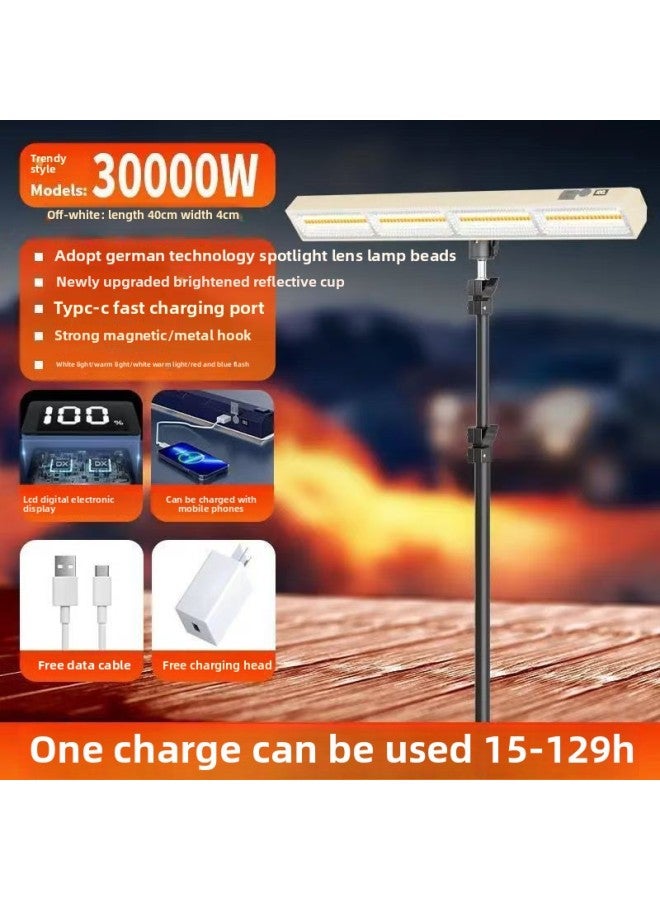 Generic Usb Lighting Mobile Long Endurance Camping Lamp Magnetic Site Stall Special Lamp Waterproof Strong Light Durable 