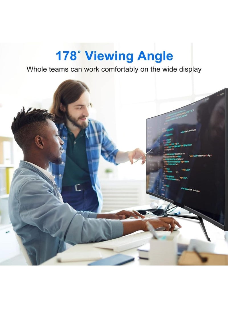 HILUKE - 32 Inch 2K Computer Monitor, IPS 1440p Monitor with Ultra-Thin Bezels, HDR10, Freesync/G-sync, HDMI/DP Ports, Tilt Adjustable, Eyecare, Ideal for Business, Office, and Casual Gaming - Image 1