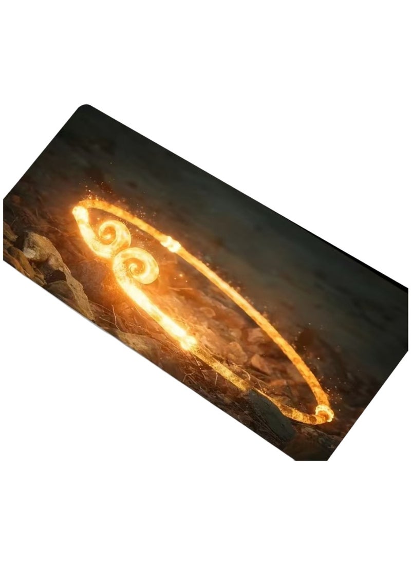 Generic Wukong Mouse Pad Rubber Mouse Mat Anti-Slip Monkey Desktop 90*40 cm  - Image 2