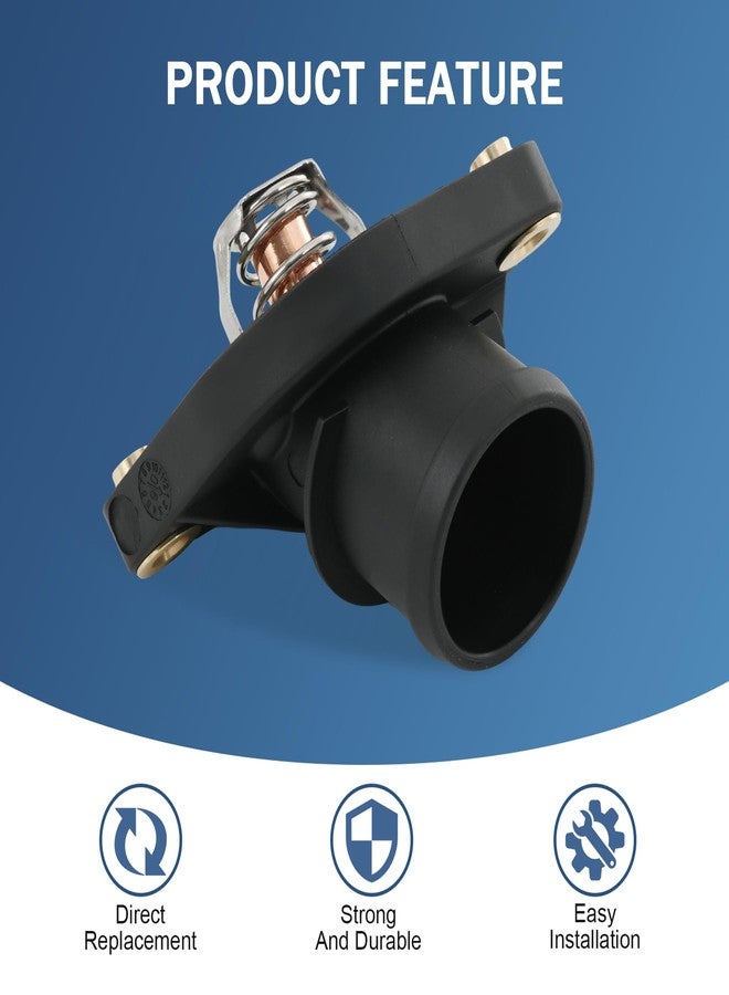 LDMINDA 902-312 53020887AD Engine Coolant Thermostat Housing Assembly Compatible with Chrysler Aspen 07-09, For Dodge Dakota Durango Nitro Ram 1500 Ram 2500 Dakota For Jeep Commander Grand Cherokee Liberty - Image 4