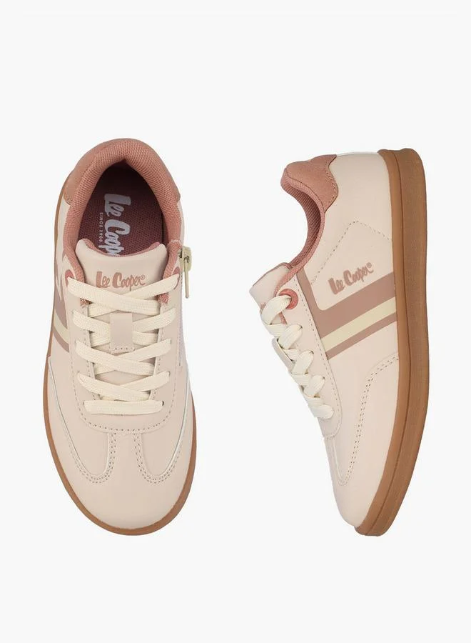 لي كوبر Girls Zip Closure Ankle Sneakers