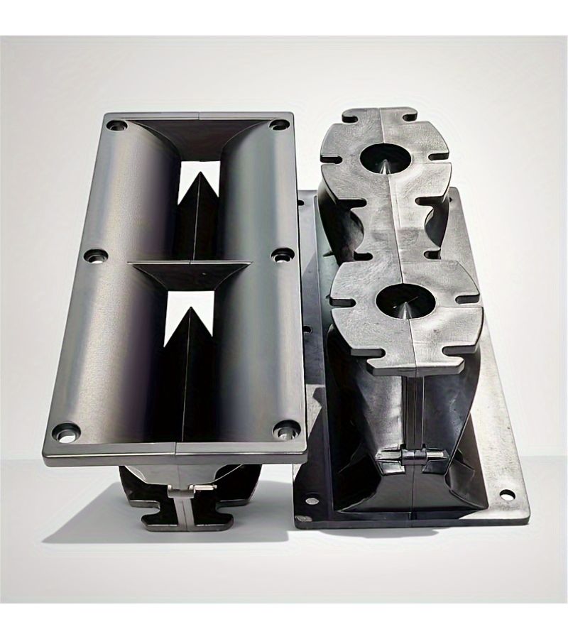 MW Audio High Frequency Horn For 5 Inch Column Speaker Line Array Dual 1 Inch Throat Black Plastic Housing 247.5x100.5x85.4mm Multiple Mounting Holes MW265 HORN - Image 1