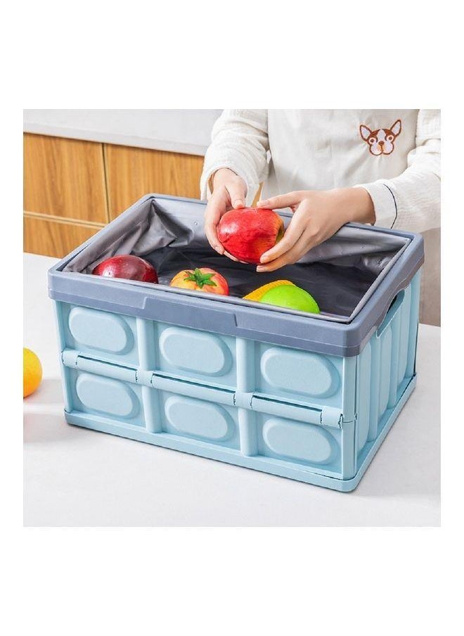 Generic Large Multifunctional Thickened Foldable Storage Box Blue  - Image 3