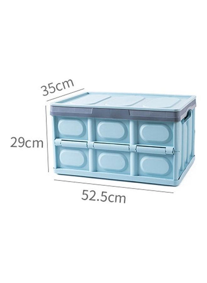 Large Multifunctional Thickened Foldable Storage Box Blue