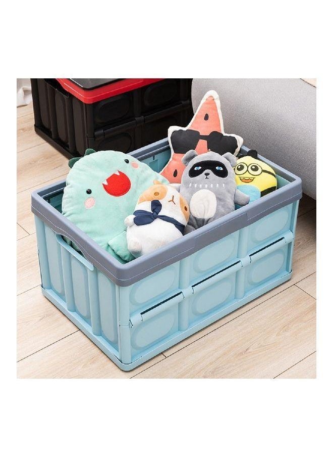Generic Large Multifunctional Thickened Foldable Storage Box Blue  - Image 1
