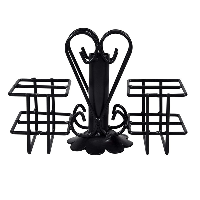 D&V ENGINEERING - Creative in innovation DV Engineering Metal Remote Control Holder Remote StandOrganizer for TV AC DVD DTH Remotes Stylish vase design holds up to 4 remotes Perfect for living room or office use  - Image 5