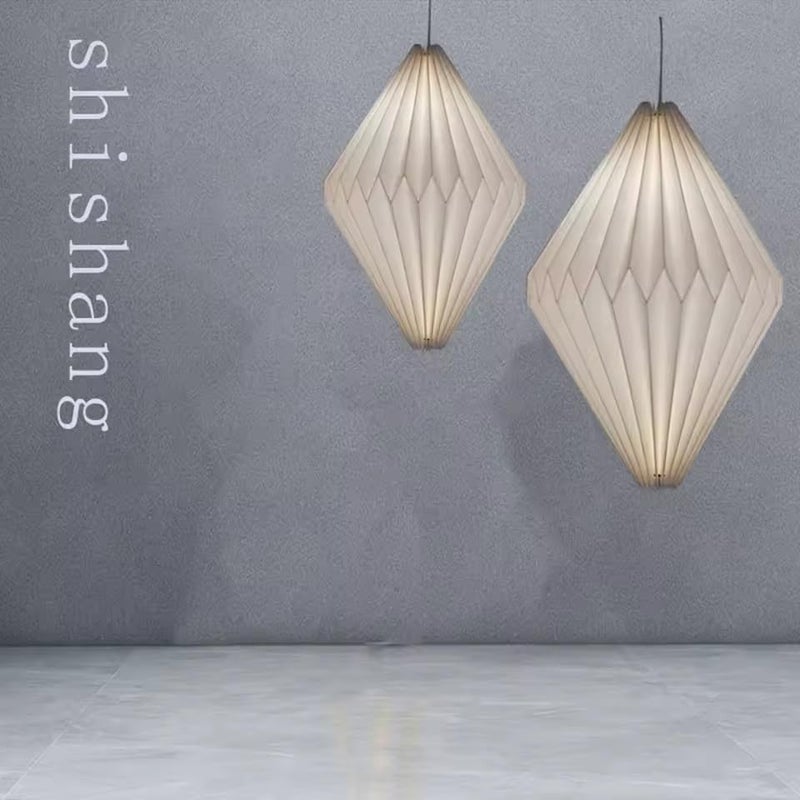 EFFNILIM Origami Ceiling Lampshade Nordic Style Chandelier Lamp Shade Creative Decorative Light Cover Home Art Decoration (Diamond) - Image 1