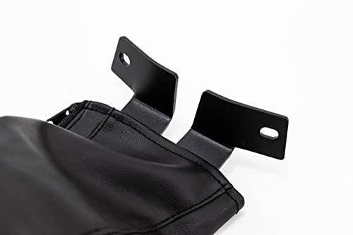 Kinglemc Adjustable Driver Rider Touring Backrest for Harley Fatboy Heritage Softail Classic FLSTC 07-2020 (Black-Studded) - Image 4