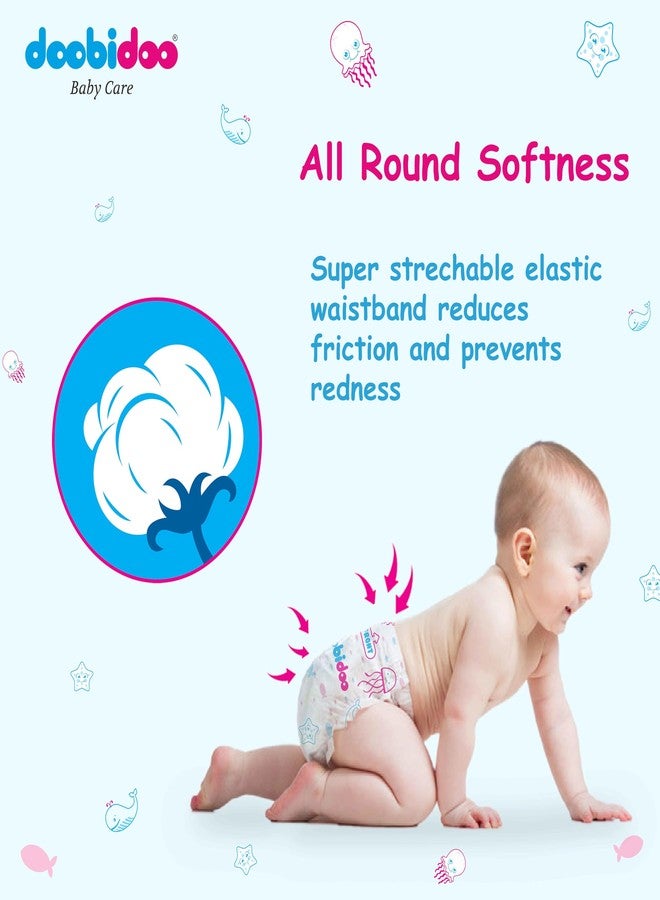 Doobidoo Silky Soft Baby Pants Diapers - XL Size | All-Round Softness with Bubble Soft Topsheet | High Absorbency & Rash-Free Comfort for Babies (12-17 kg) - Pack of 2 | 28 Count - Image 5