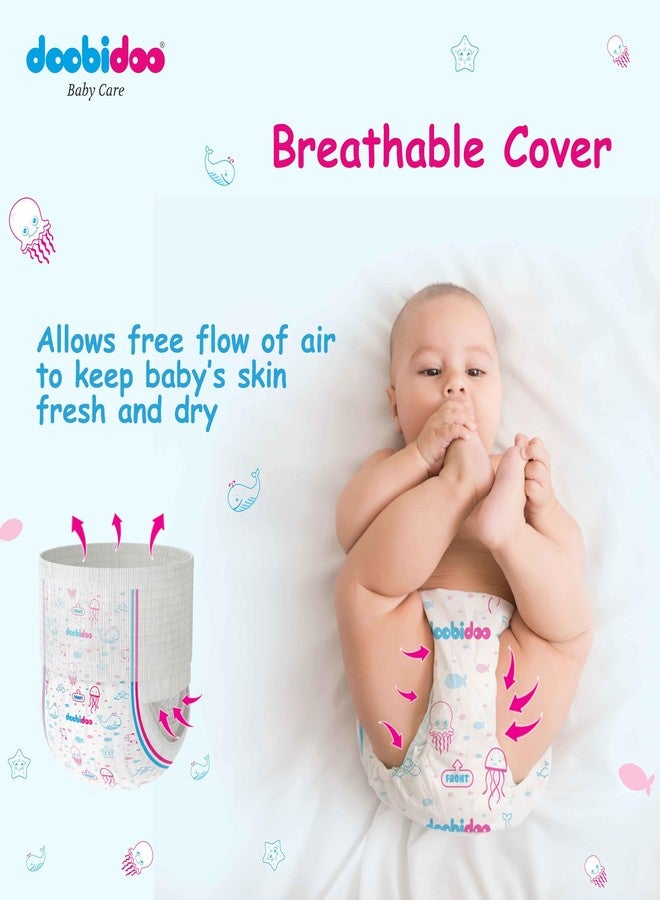 Doobidoo Silky Soft Baby Pants Diapers - XL Size | All-Round Softness with Bubble Soft Topsheet | High Absorbency & Rash-Free Comfort for Babies (12-17 kg) - Pack of 2 | 28 Count - Image 3