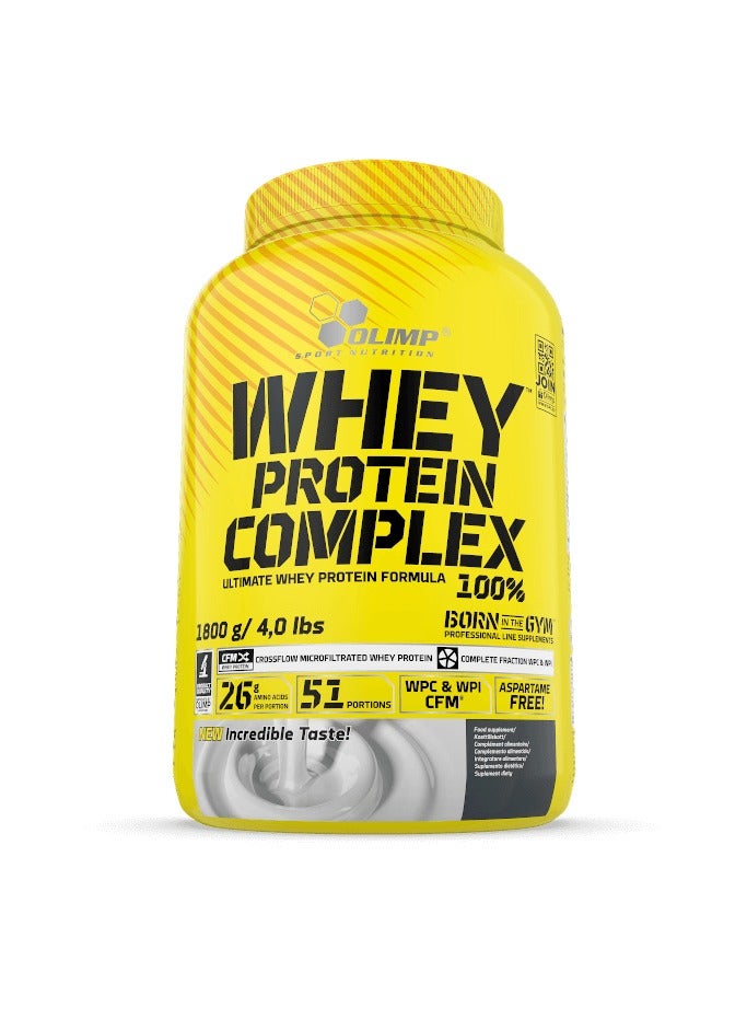 Olimp Whey Protein Complex, Ultimate Whey Protein Formula, Chocolate Flavour, 1800g