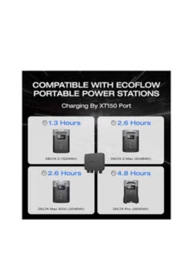 ECOFLOW 800W Alternator Charger RV Vehicle Battery Charger & Power Station 8× Faster Than Cigarette Chargers, 3-in-1 Fast DC-DC Charger for Portable Power Stations, Charges 1kWh in 1.3 hr  - Image 5
