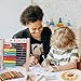 Flzoaveus Wooden Abacus for Kids Math Manipulatives Learning Clock for 5 6 7 8 Year Old Boys Girls 1st 2nd Grade Math Counters 100 Counting Sticks Montessori Preschool Educational Math Toys Homeschool Supplies - Image 3