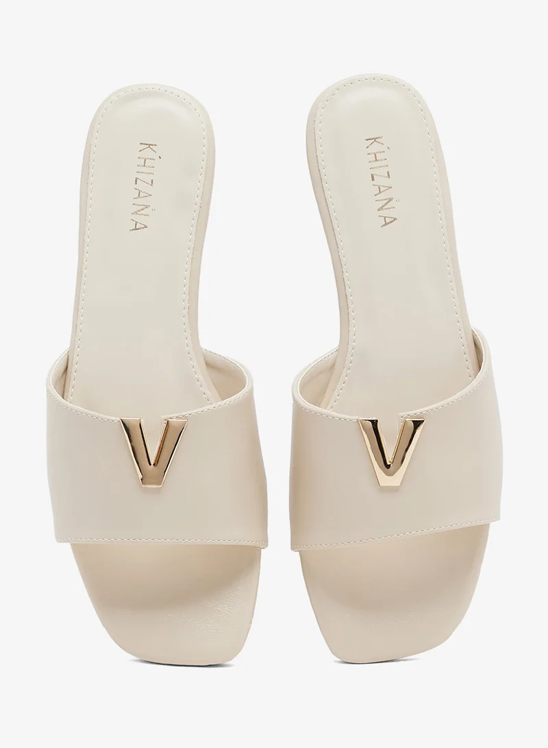 Khizana OFF WHITE Flat Sandals for Women | Best Price UAE