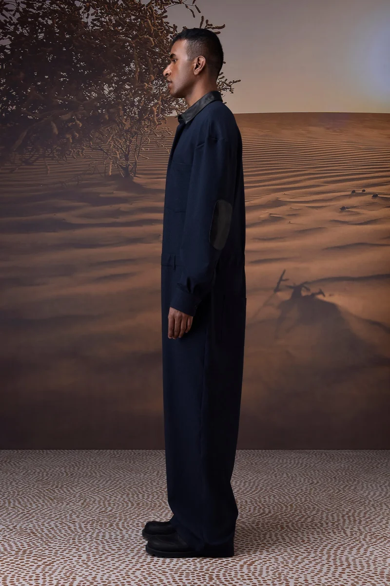 Genes Lecoanet Hemant Navy Utility Jumpsuit