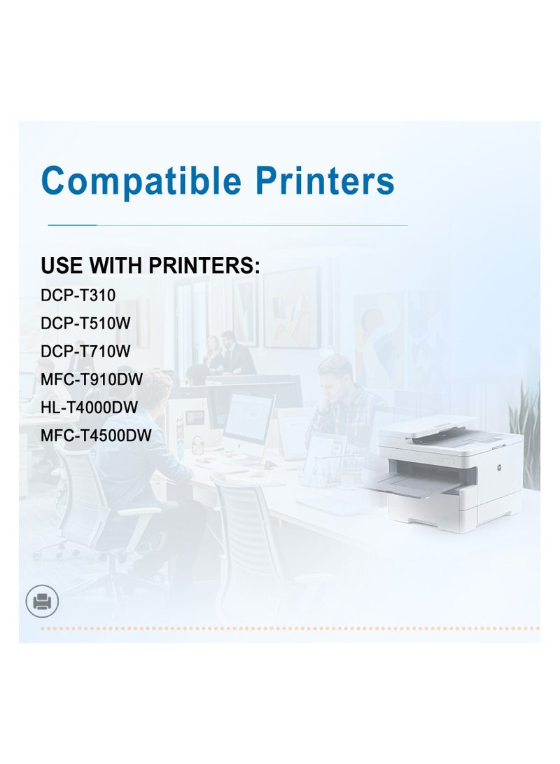 بريتمور BTD60BK / BT5000CMY زجاجات الحبر لأخ BT5000 BT6000BK BTD60BK إعادة ملء الحبر استخدام لDCP-T300 ، T500W ، T700W ، T710W ، T800W ، T810W ، T910DW ، T310 ، T510W ، HL-T4000DW ، MFC-T4500DW الطابعة - Image 2