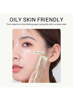 KYDA KYDA 200 Sheets Oil Blotting Paper with Mirror and Puff, Refills Included, Face Oil Absorbing Sheets, Oil Control Paper, Absorb Excess Oil, Makeup Friendly  - Image 4