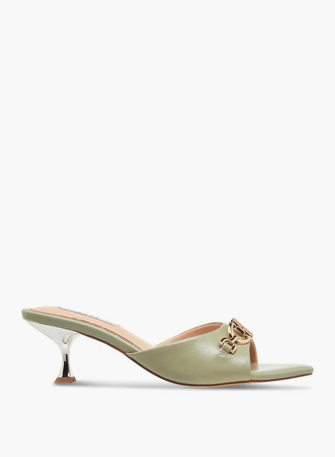 ELLE Women Flared Heel Sandals