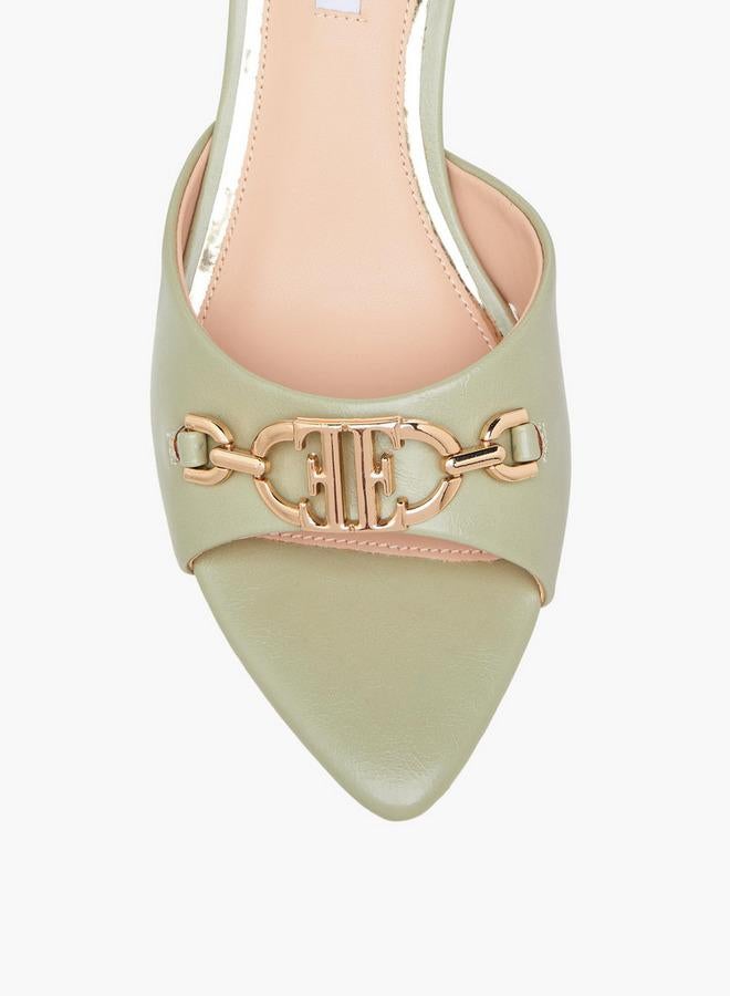ELLE Women Flared Heel Sandals - Image 4