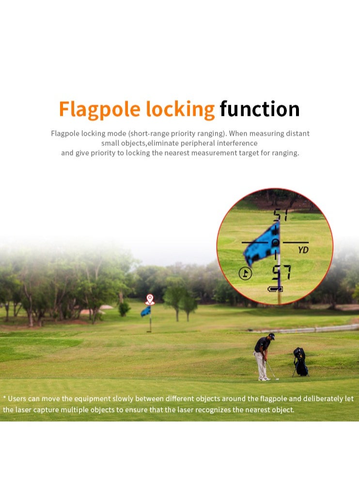 Generic Outdoor golf laser rangefinder telescope 1000 meters height measurement and angle measurement  - Image 5