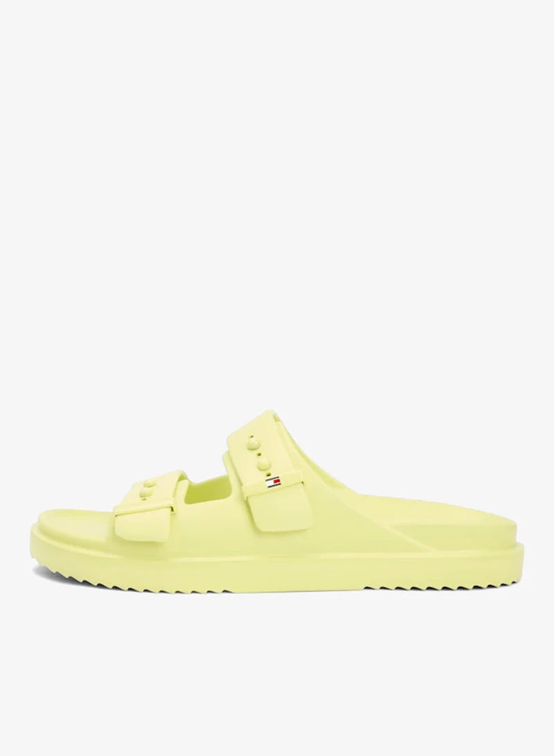TOMMY HILFIGER Lightweight Pin Buckle Serrated Pool Slides