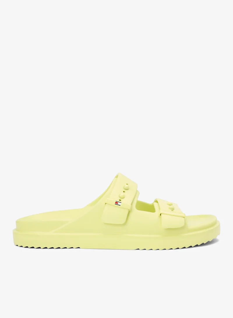 TOMMY HILFIGER Lightweight Pin Buckle Serrated Pool Slides
