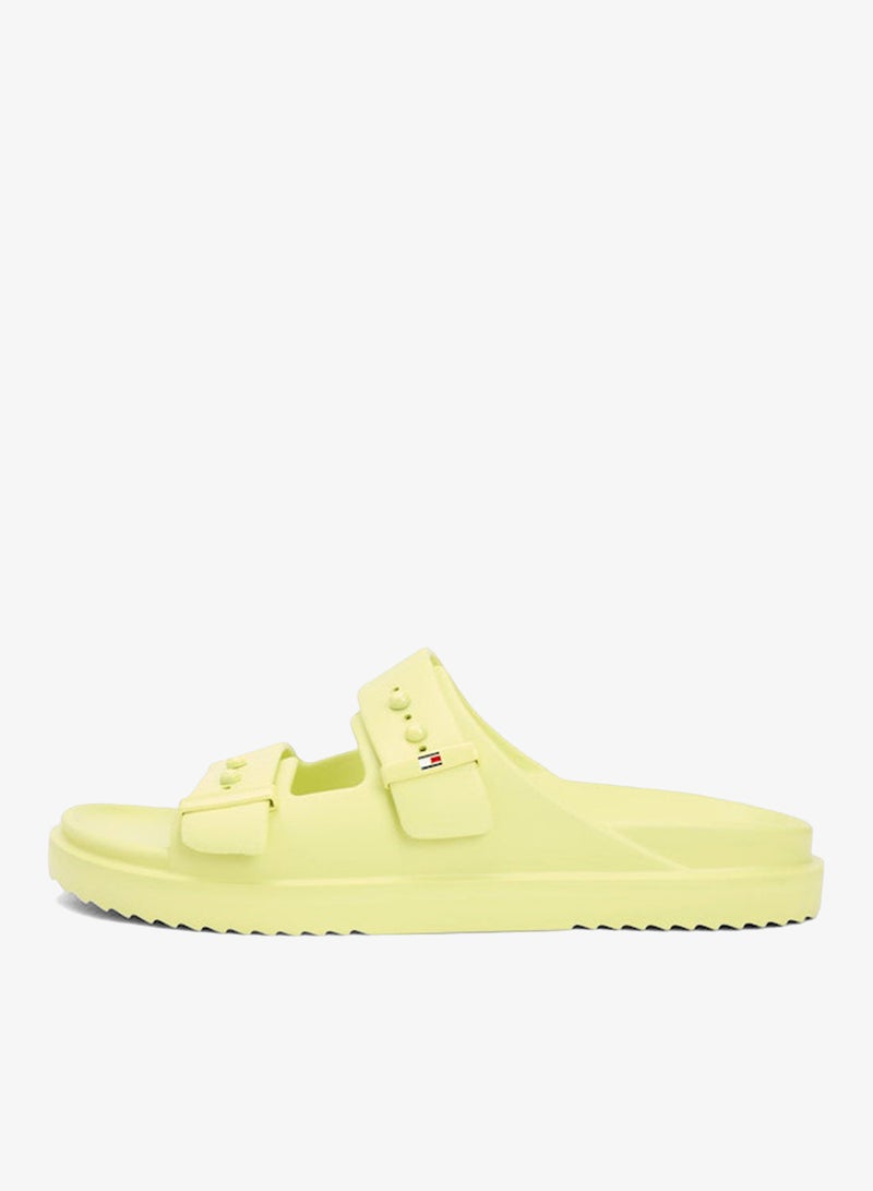 TOMMY HILFIGER Lightweight Pin Buckle Serrated Pool Slides - Image 2
